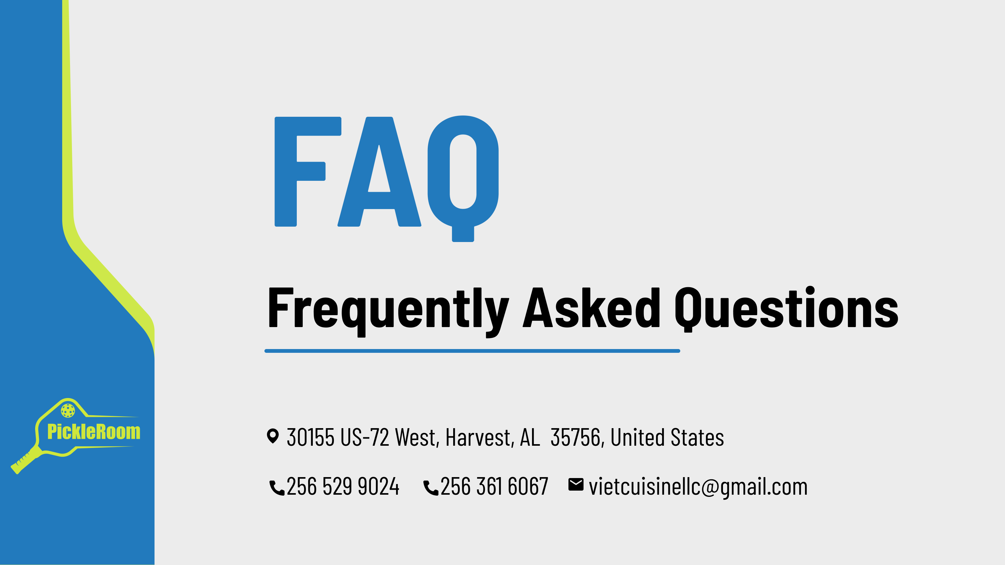 Frequently Asked Questions (FAQs)